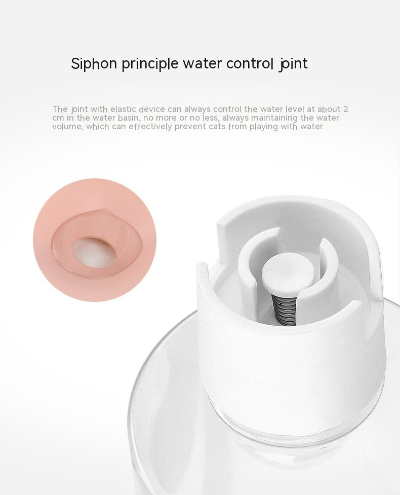 Pet Stainless Steel Automatic Drinking Water Feeding Integrated Tableware
