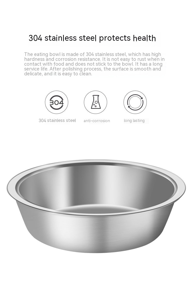 Pet Stainless Steel Automatic Drinking Water Feeding Integrated Tableware