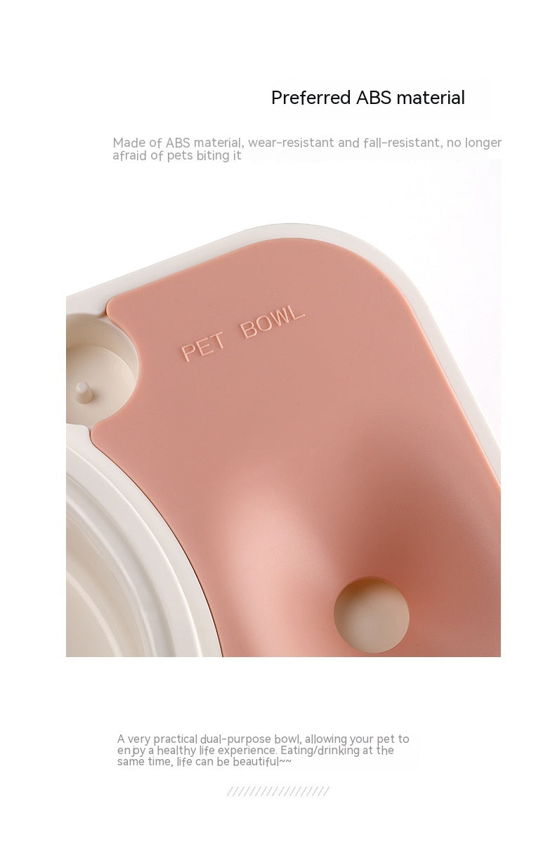 Pet Stainless Steel Automatic Drinking Water Feeding Integrated Tableware