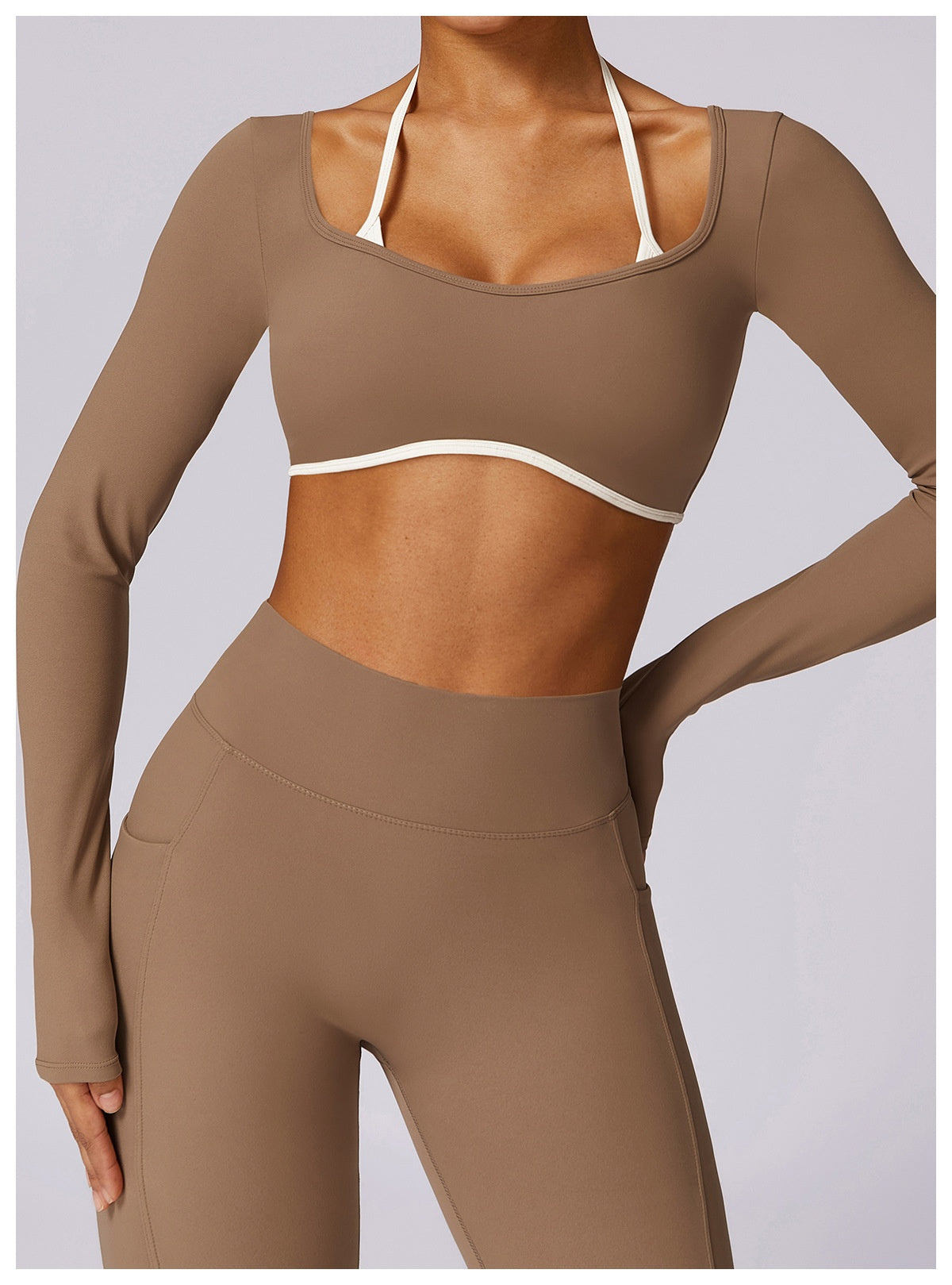 Quick-drying Beauty Back Yoga Clothing Top Long Sleeve Running Exercise T-shirt Long Sleeve Workout Clothes