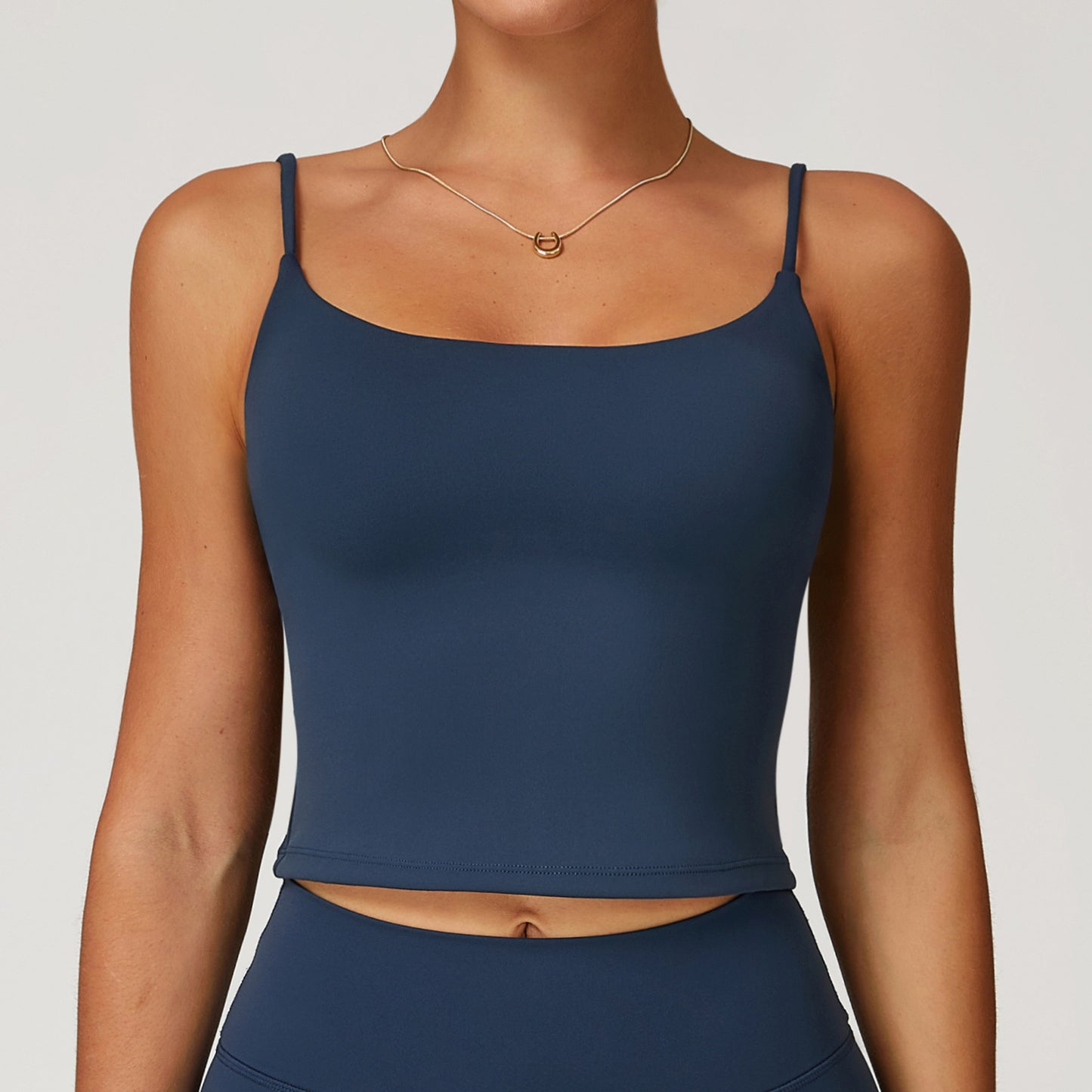 Brushed Yoga Vest Hollow Beauty Back Double-shoulder Strap Ladies