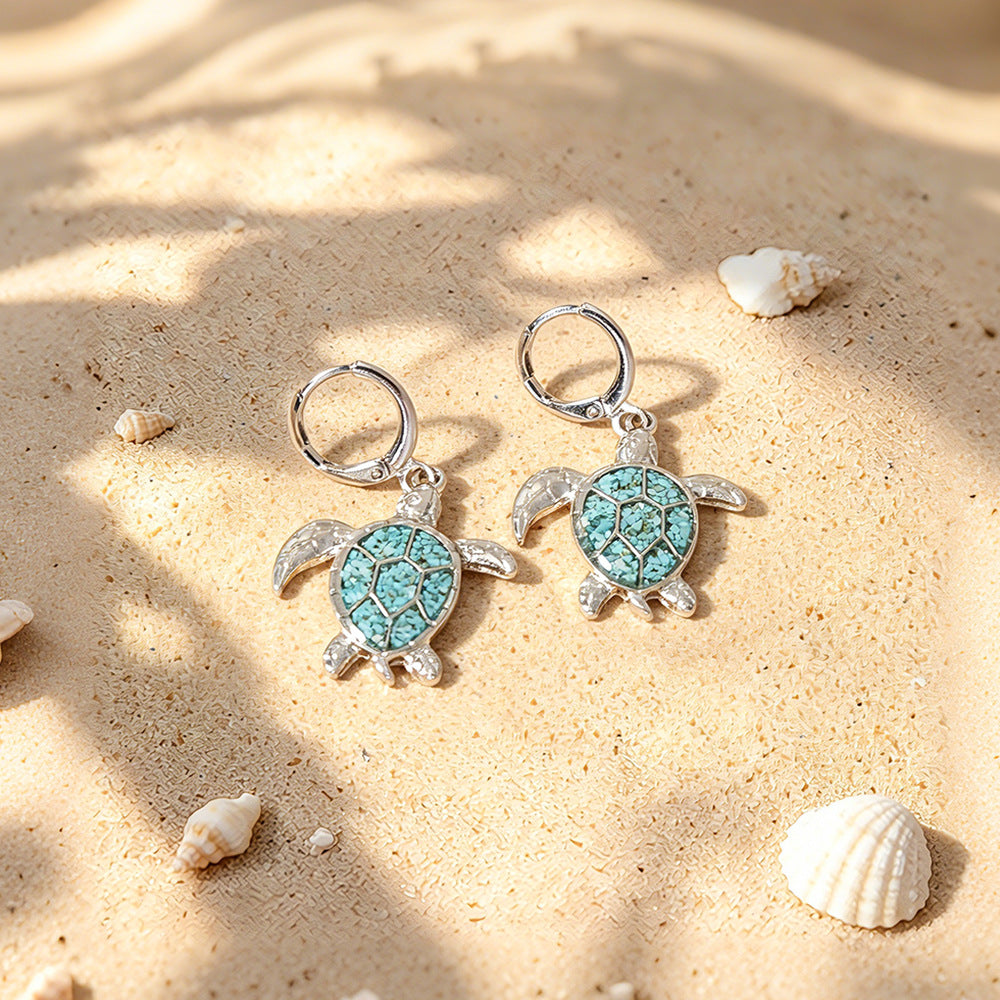 Niche-design Sea Turtle Jewelry Earrings As A Birthday Gift