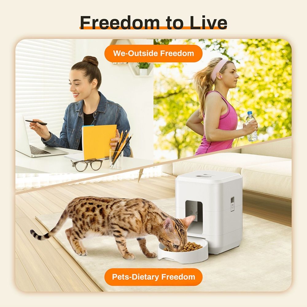 Pet Smart Feeder 2L Dog Food Dispenser