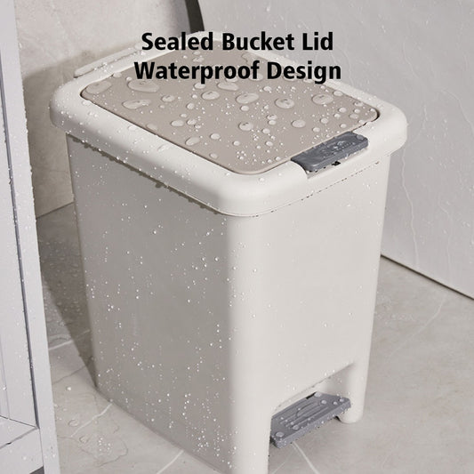 Household Trash Can, Kitchen, Bathroom,toilet, Living Room, With Lid, Foot Pedal