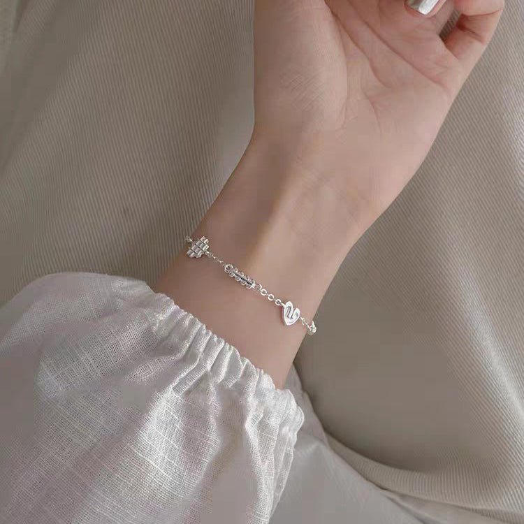 1pc 999 Sterling Silver Bakery Charm Bracelet, Cute Food Themed Style, Perfect For Daily Wear And Valentine's Gift