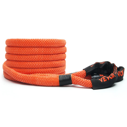 7-8in X 20in Kinetic Recovery Tow Rope 30,580 Lbs, Heavy-Duty Off Road Snatch Strap, Extreme Duty 30 Elasticity Energy Snatch Strap For Car Truck ATV UTV SUV Tractor