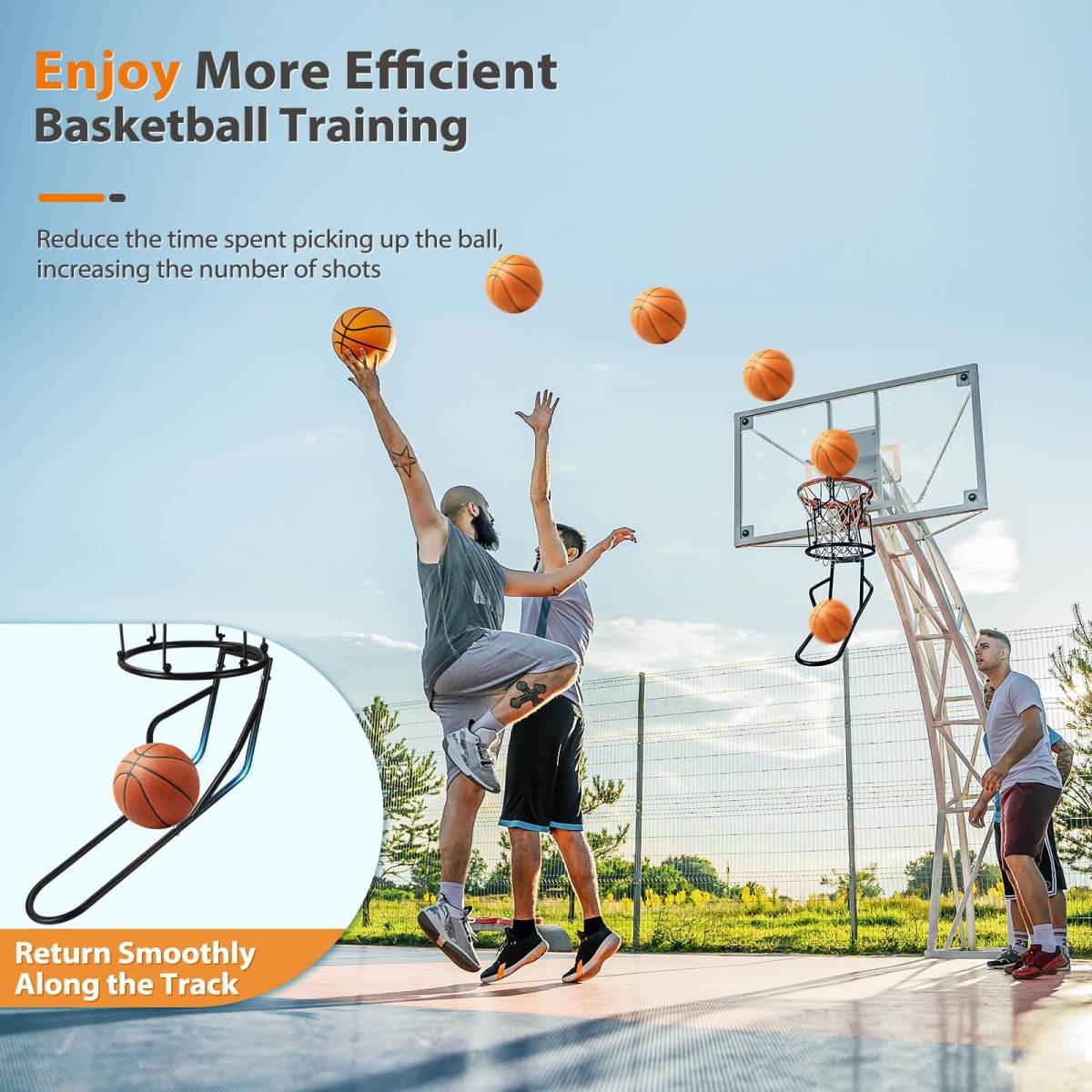 Basketball Rebound Device Accessories Heavy Duty