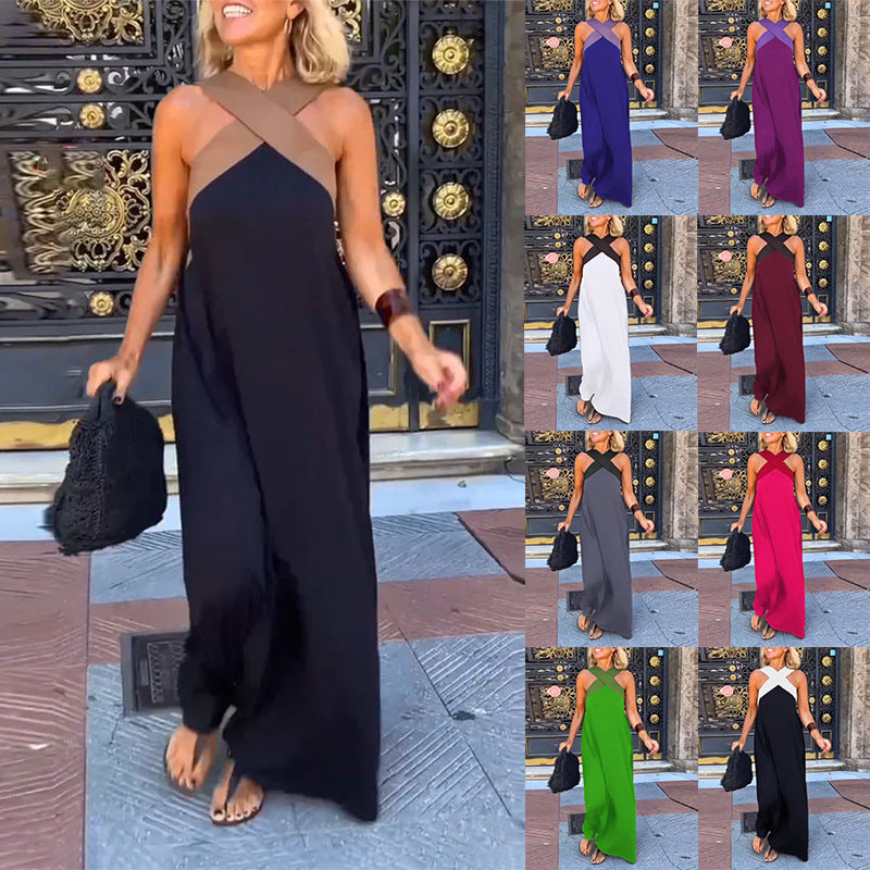 Women's Cross Beauty Back Dress