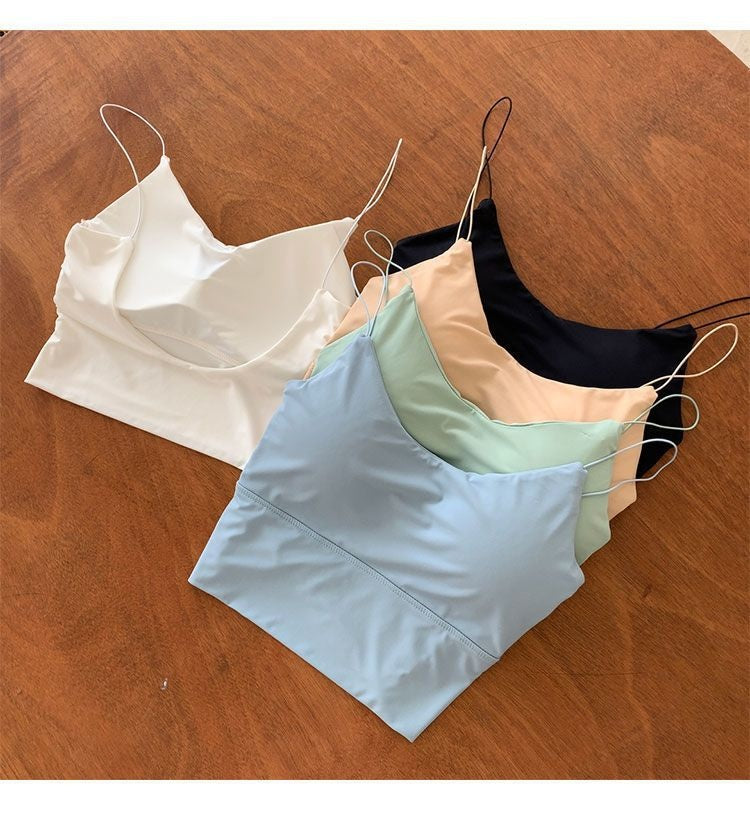 Ice Silk Beauty Back Camisole Women's Korean-style Underwear