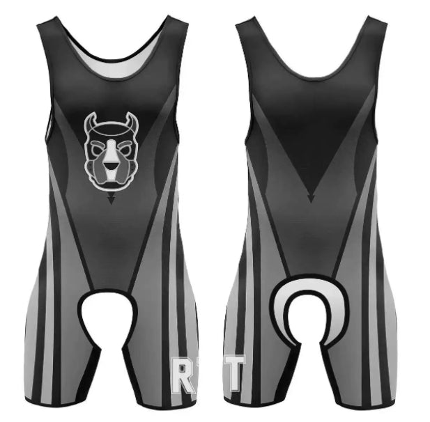 Sports Weightlifting Suit Muscle Bodysuit Wrestling Fitness Compression Wear