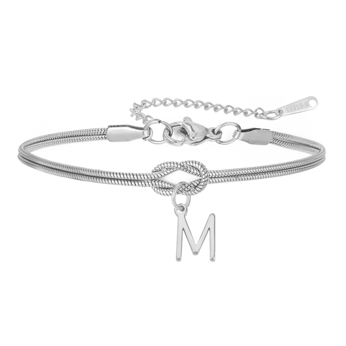 New Best-selling Wholesale 26-letter Handmade Knot Bracelets