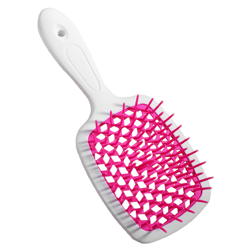 Detangling Comb With Hollow Design Doesnt Snag Hairsuitable For Both Curly And Straight Hair