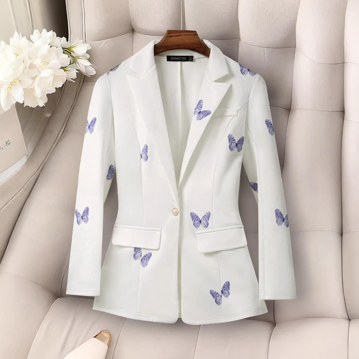 Fashionable Womens Korean-style Casual Blazer