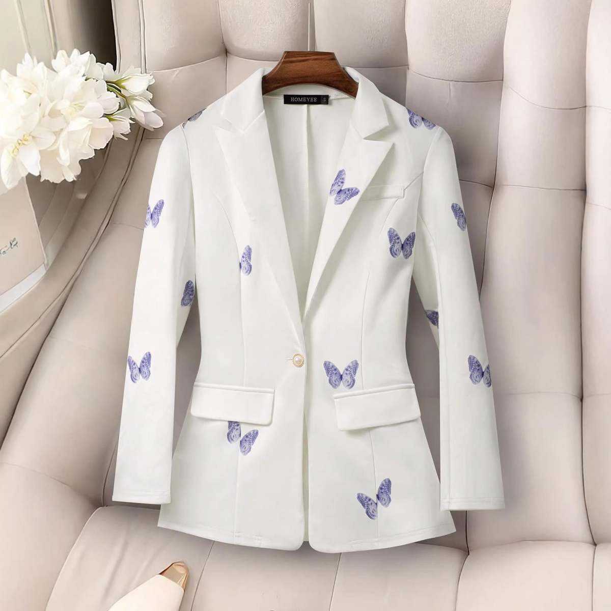 Fashionable Womens Korean-style Casual Blazer