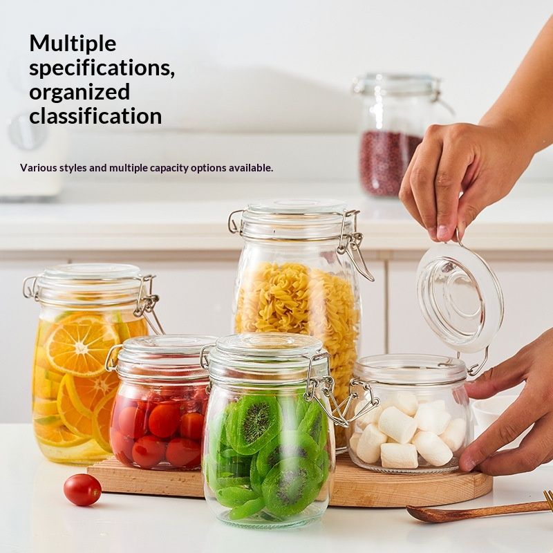 Glass Sealed Storage Jar