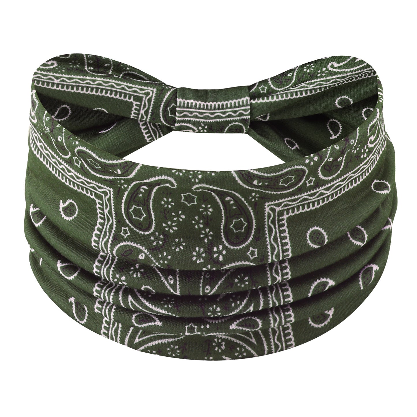 Yoga Sweat-Absorbing Hair Band Printed Stretchy Sports Headband
