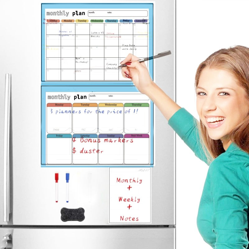 Magnetic Fridge Memo Board, Easy To Erase And Reusable, Strong Magnet, Creating A Cozy Corner At Home