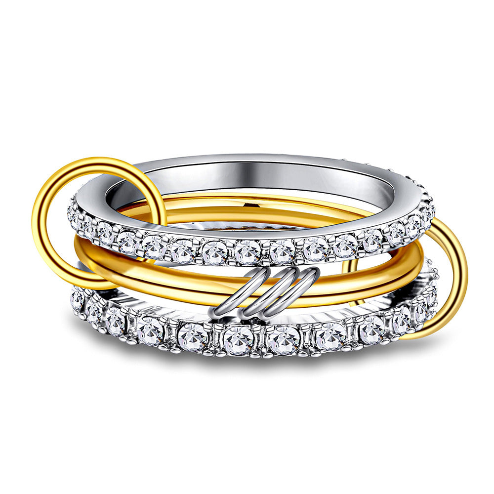 Fashion Diamond Ring Set For Women
