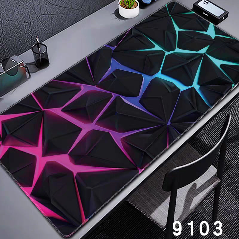 Digital Computer Gaming High End Desk Mat With Wrist And Elbow Pads Mouse Pad