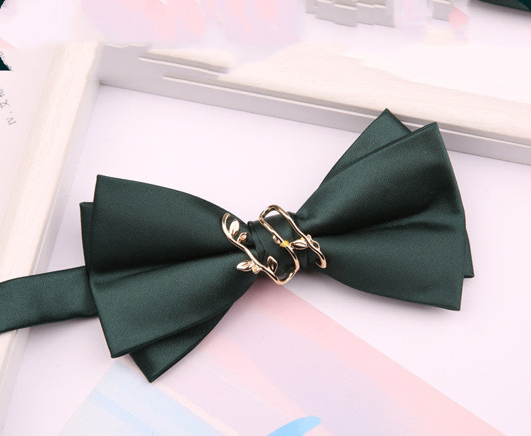 Wedding Solid Color Best Man With Branch Bow Men's Wedding Suit Tide