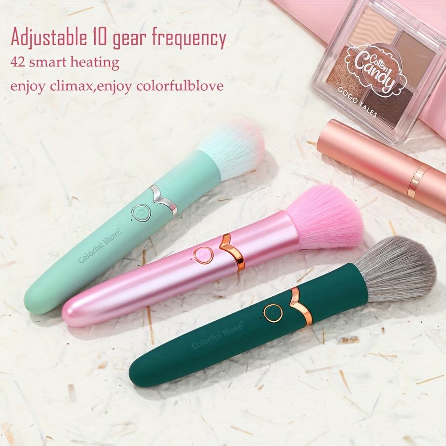 Discreet Mini Bullet For Women Elegant Makeup Brush Vibrator,Travel Friendly Body Massager With Nipple Stimulation