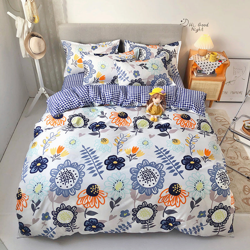 New Active Aloe Cotton Bed Four-piece Set