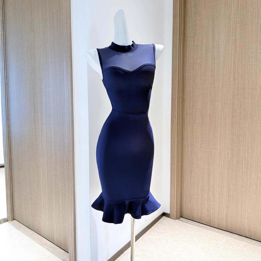 High-end European And American Fashion Bodycon Mermaid Dress Chic