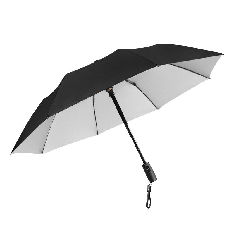 Cooling Folding Umbrella Advanced Sense Sunshade Charging Vinyl Sun Protective