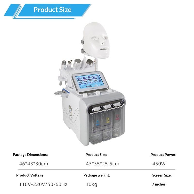 Facial Hydration And Oxygenation Device Using Micro Hydrogen-Oxygen Bubbles