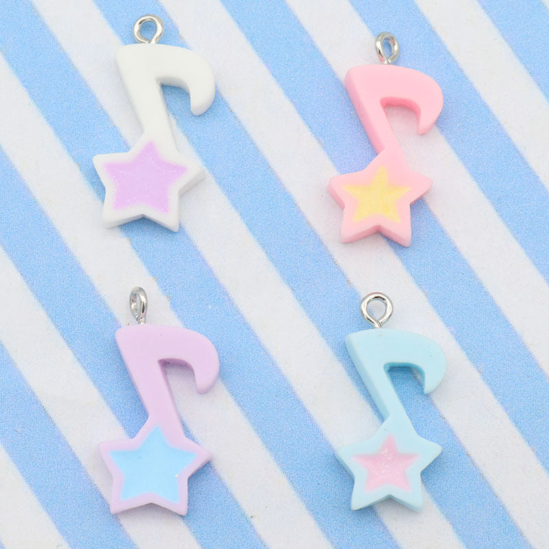 DIY Ornament Accessories Resin Note Five-pointed Star Note
