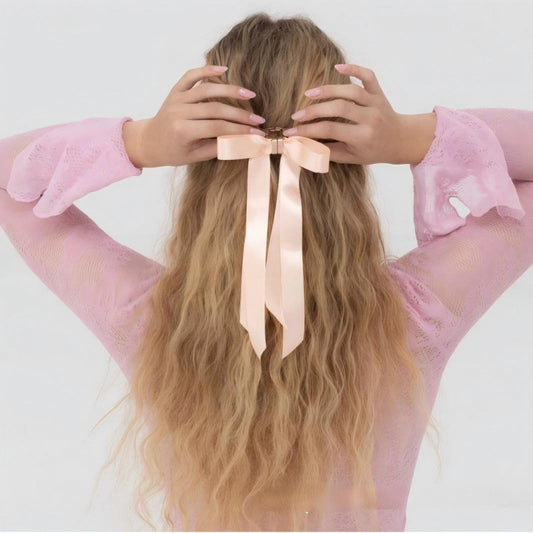 Womens Metal Bow Magnetic Hair Clip