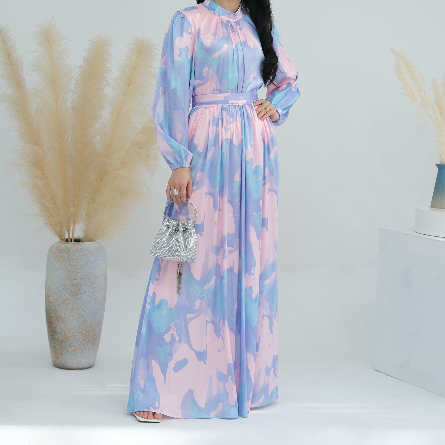 European And American Middle East Pure Beauty Printing Dress