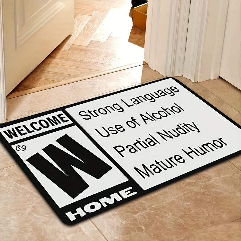 Stain-resistant And Easy-to-care Crystal Velvet Floor Mat