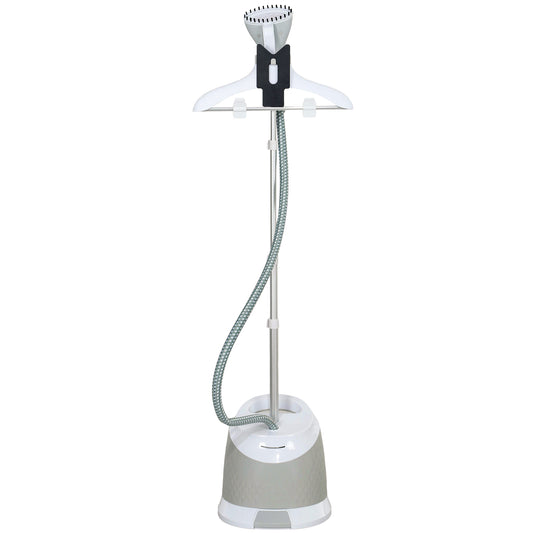 1800W Standing Clothes Steamer, With Accessories - Grey