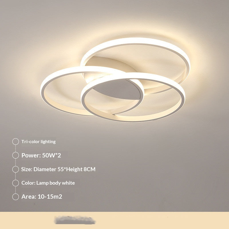 Nordic-style LED Ceiling Light For The Master Bedroomsleek Modern Lighting With Smart Innovative Design