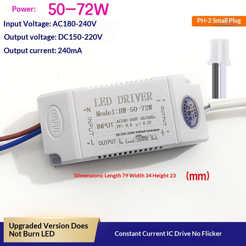 LED Segmented Tri-color Dimmable Crystal Lamp, Constant Current Transformer Lamp Accessories, Rectifier.