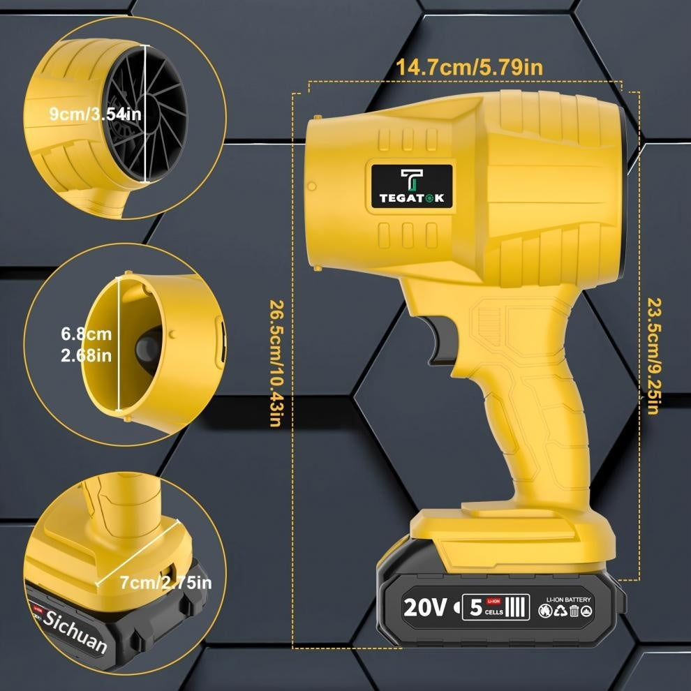 Y 50742 Turbofan Ducted Fan Compact Handheld Hair Dryer