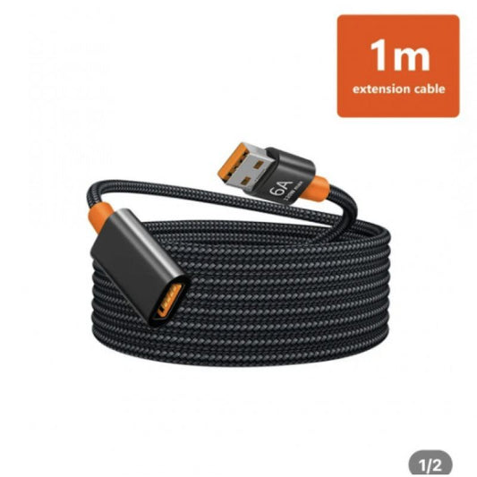 USB Male To Female Extension Cable, High Speed Data Transfer Extender Cord For Laptop, Desktop, TV And Car Devices