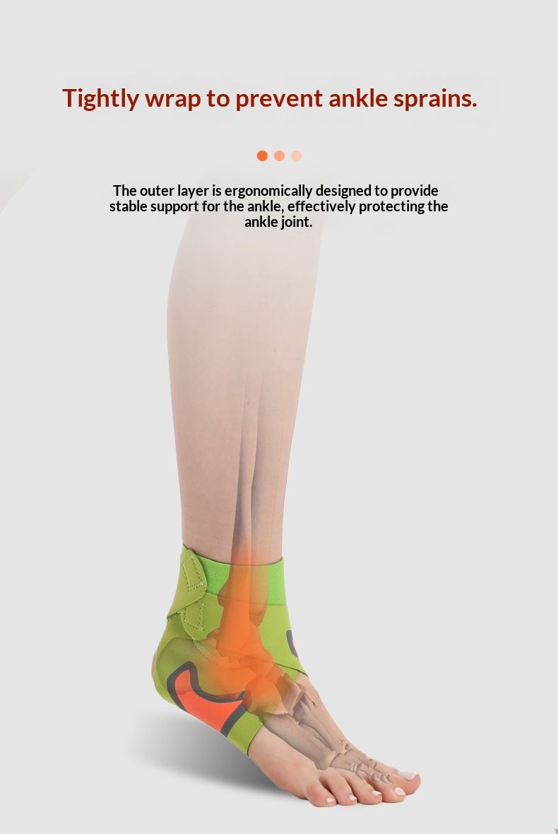 Cross-border Pressure Winding Ankle Protection Compression Thin Men's And Women's Ankle Protection Outdoor Mountaineering Basketball Running Sports Protective Gear