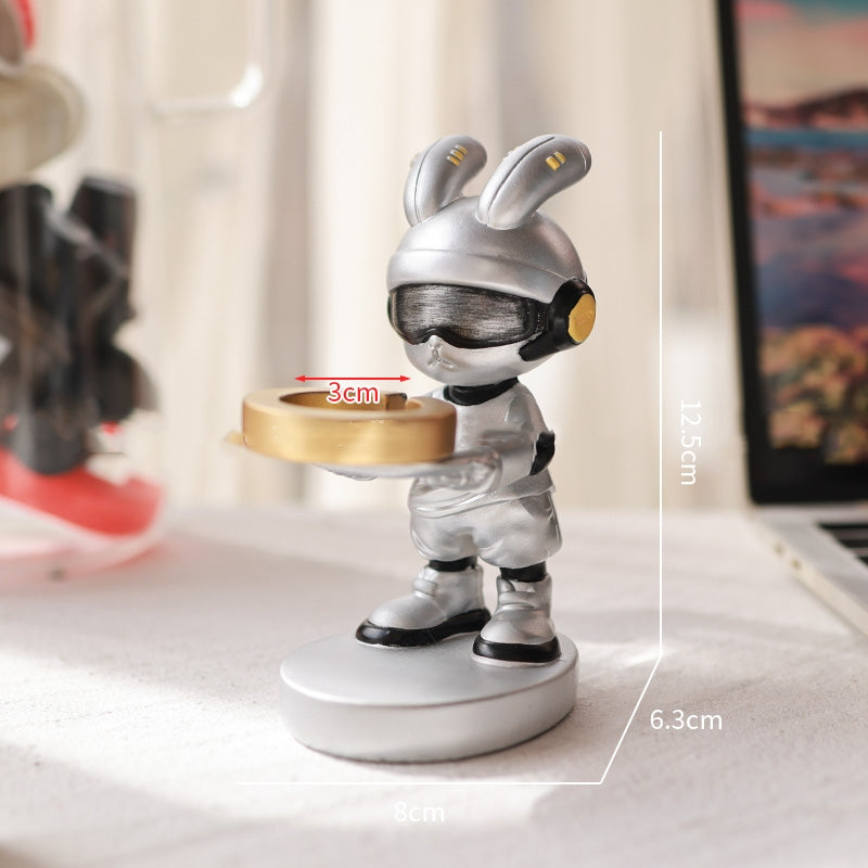 Trendy Resin Cool Rabbit Watch-charging Bracket