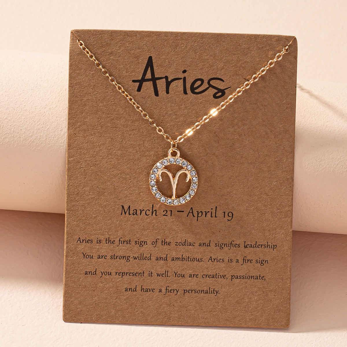 Best-selling Twelve-zodiac Pendant Necklace For Cross-border Sales