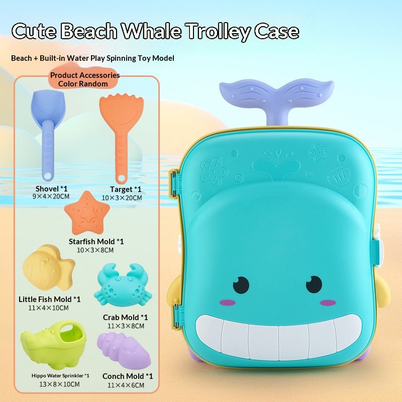 Childrens And Babies Beach Bath Toy Set Complete Sand-playing Tools