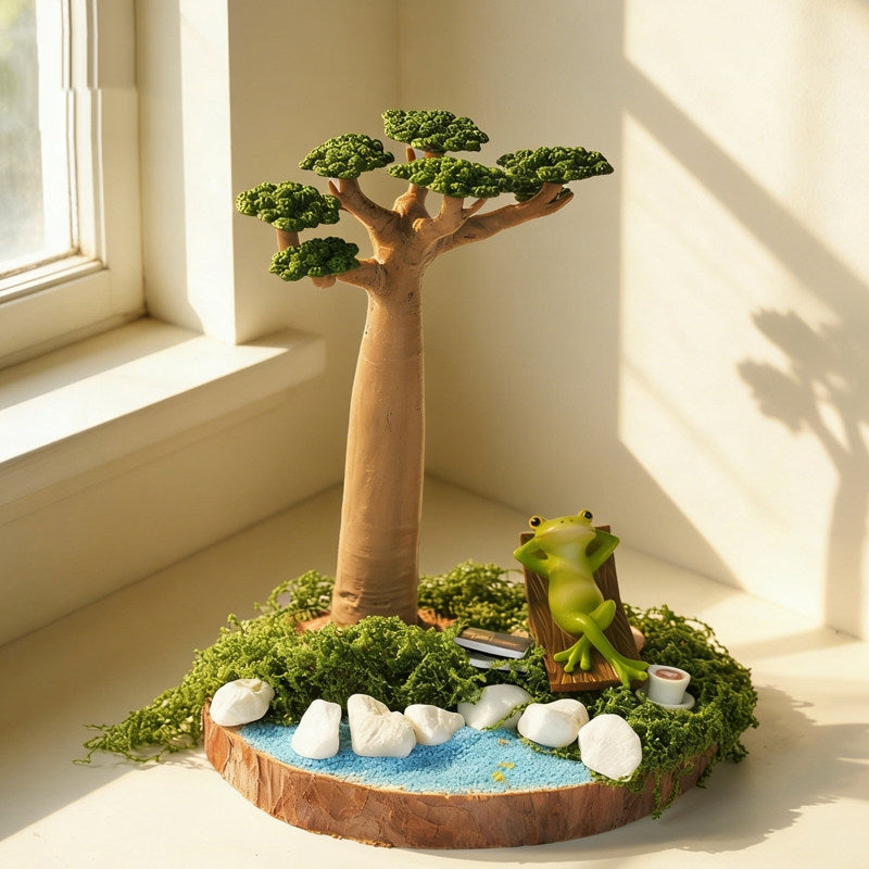 Desktop Courtyard Scene Creative Birthday Gift Healing Ornament