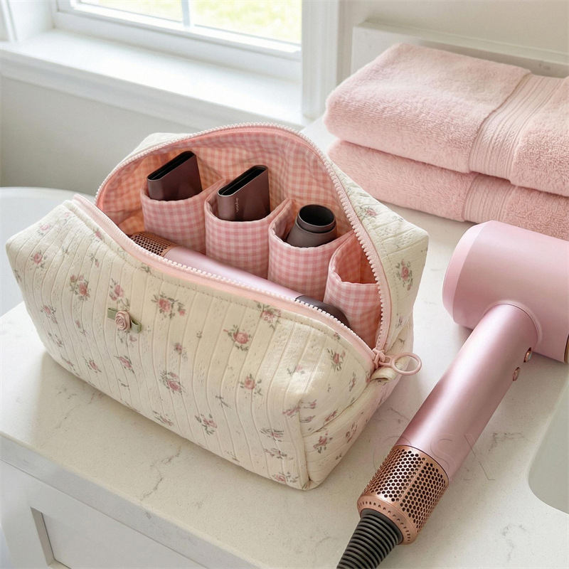 Travel Makeup Organizer And Hair Accessory Portable Bag
