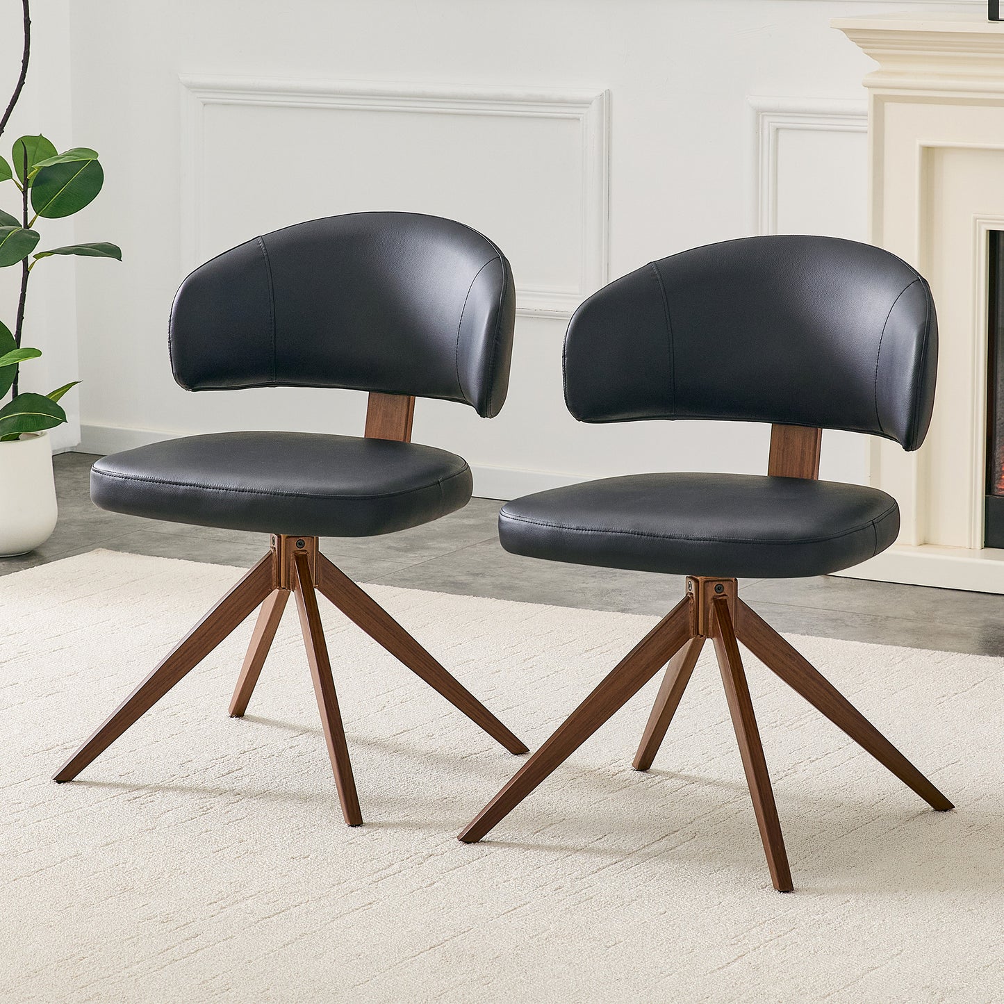 Modern Swivel Chair With Metal Frame, Comfortable Upholstery, 360 Swivel, Ideal For Office And Living Room