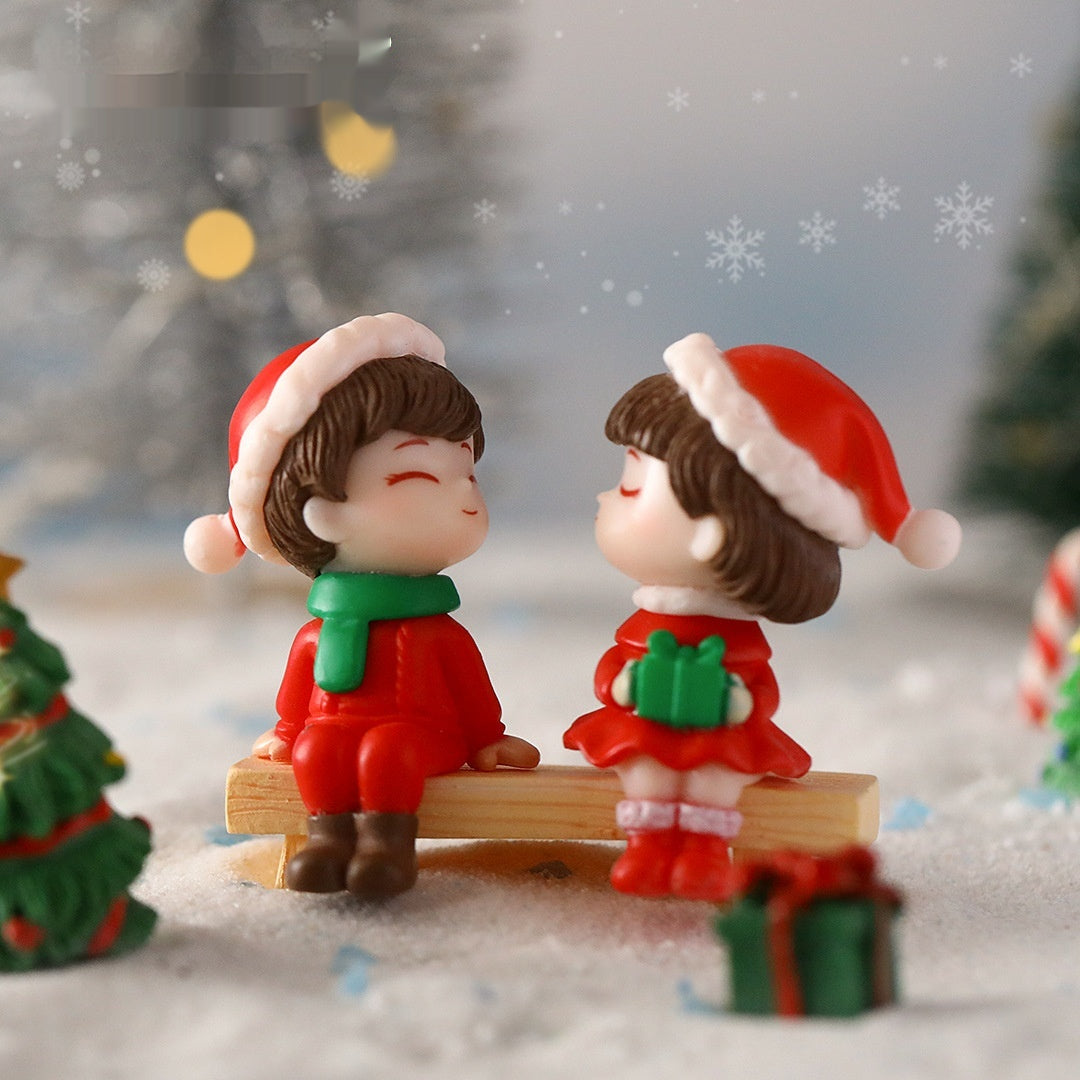 Couple Doll Hand-made Gift Decorations Accessories Desktop Small Ornaments