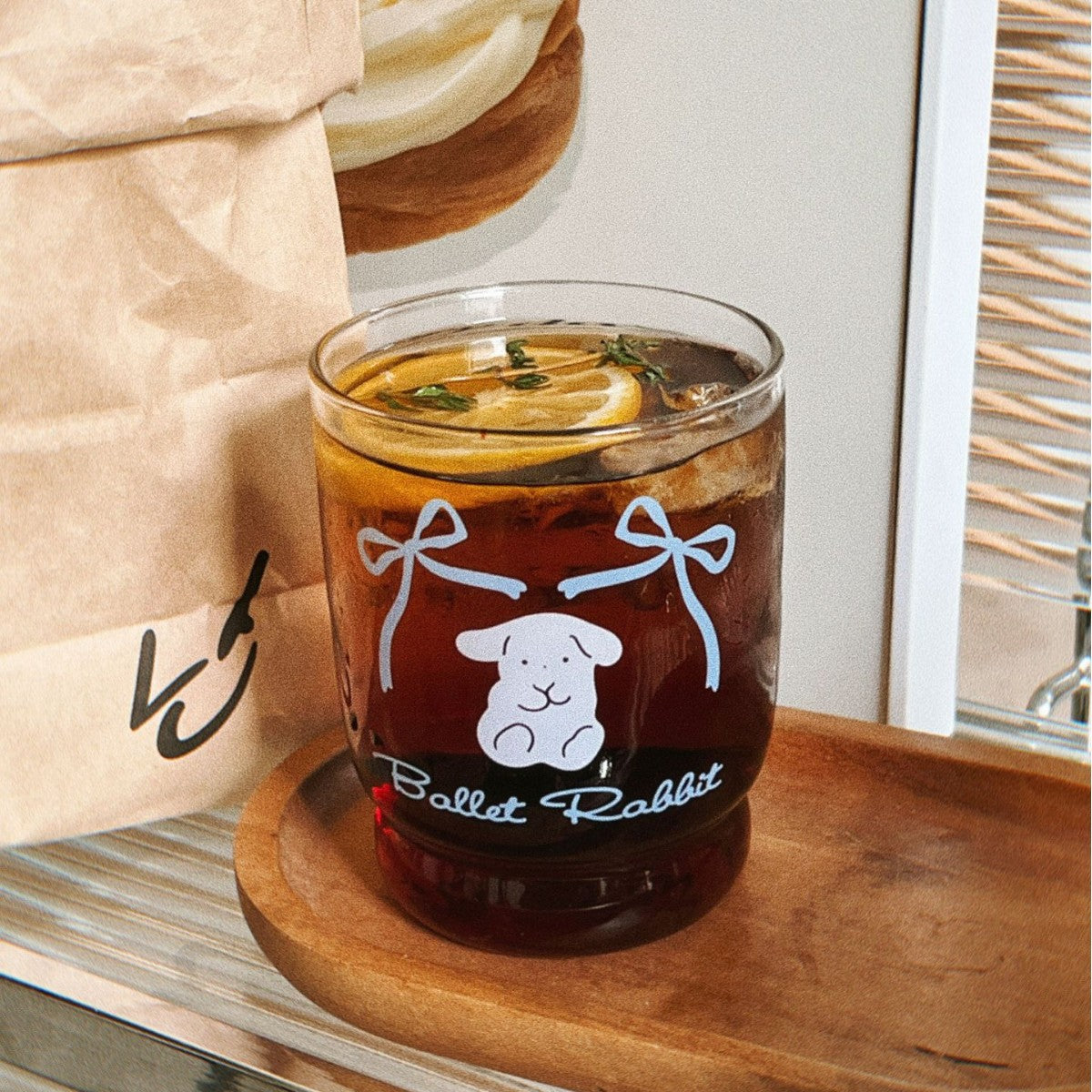 Korean Ins Wind High Temperature Resistant High Borosilicate Glass Cup