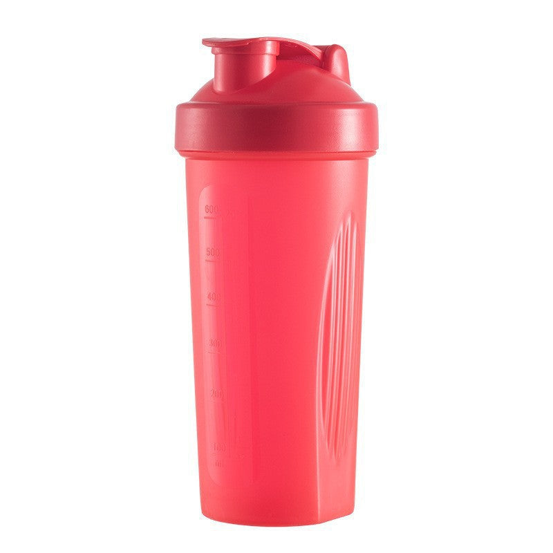 600ml Shaker Bottle For Smoothies And Protein Powder Measuring Cup Outdoor Fitness Water Bottle
