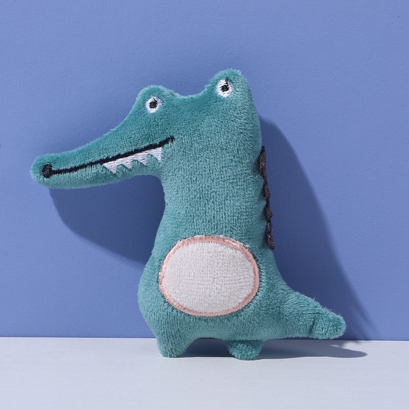 Durable Cartoon Plush Dog Chew Toys Interactive Squeaky Pet Toys For Puppy Training & Teething