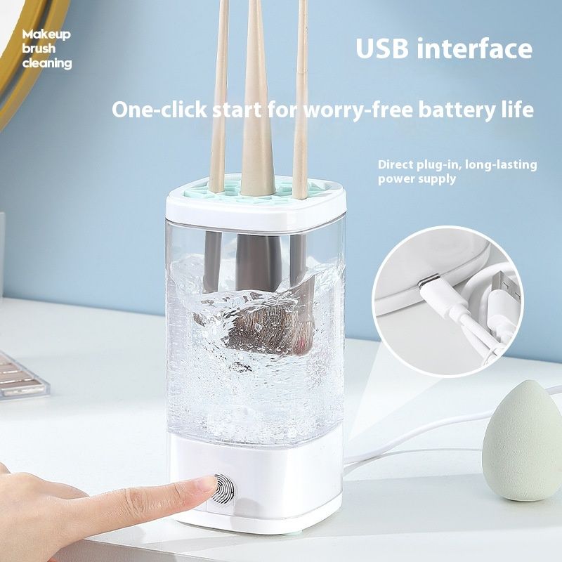 Makeup Brush Automatic Cleaning Machine Storage Box